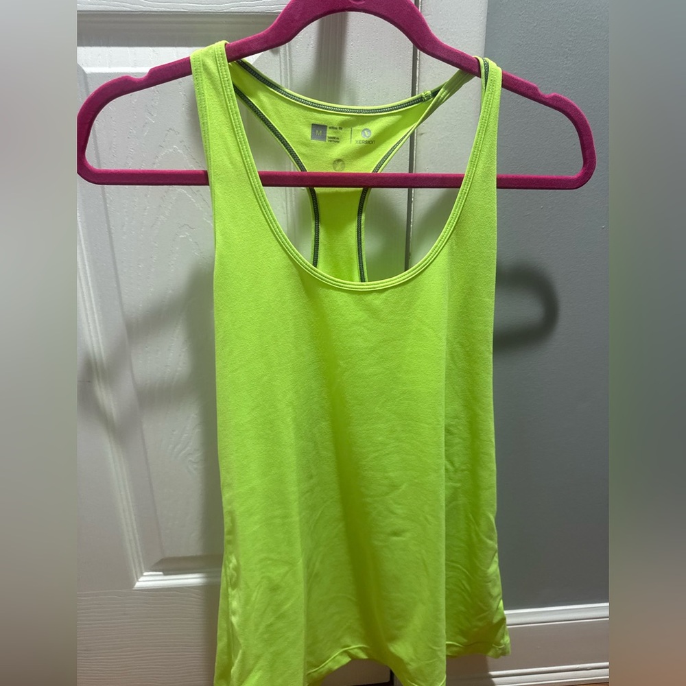 Xersion Lime Green Women's Tank Top